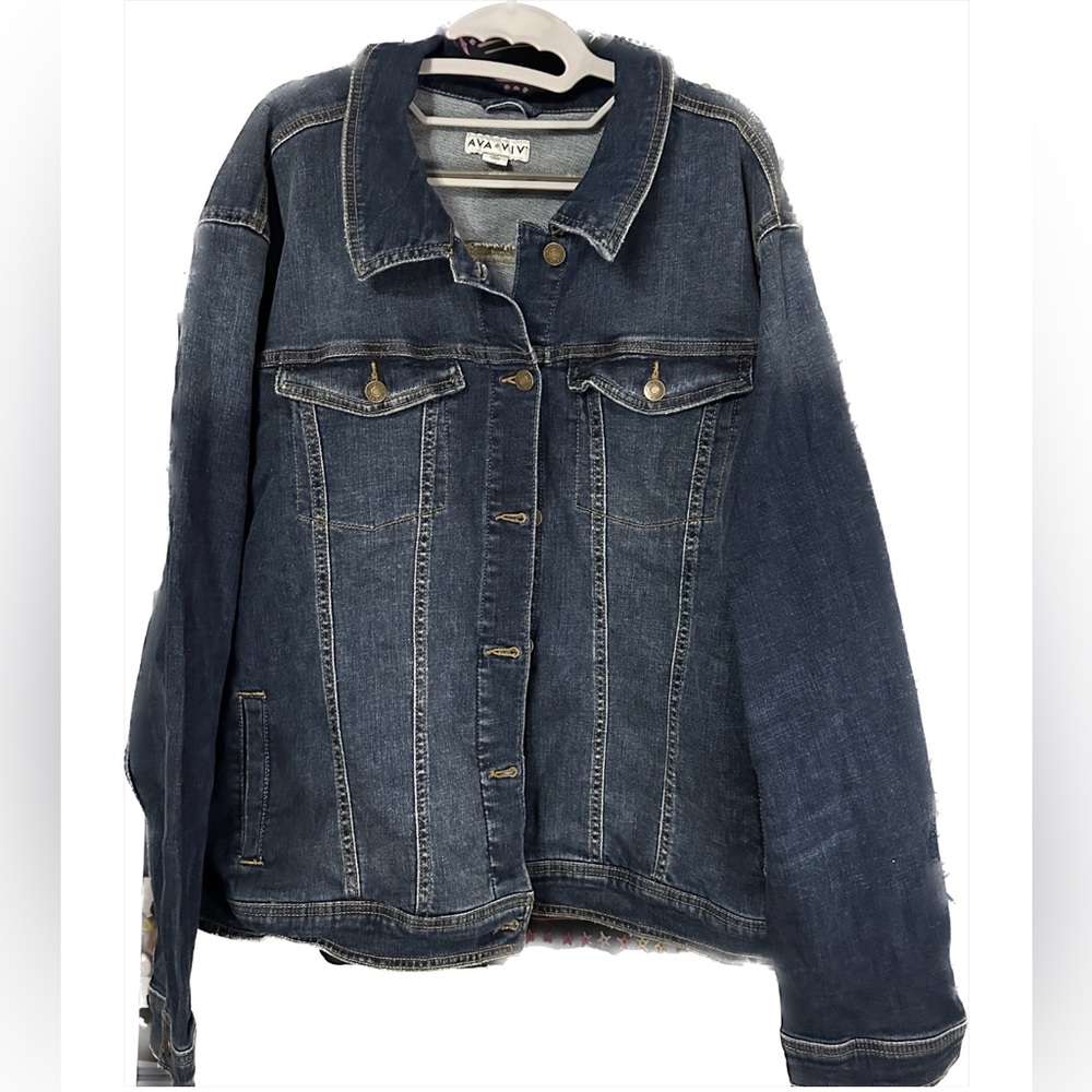 Jean Jacket with some spandex 4x
